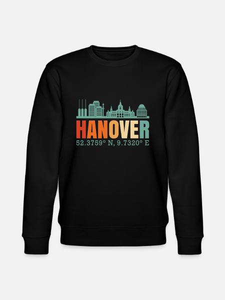 Hannover - Stanley/Stella Unisex Bio-Sweatshirt CHANGER - Schwarz