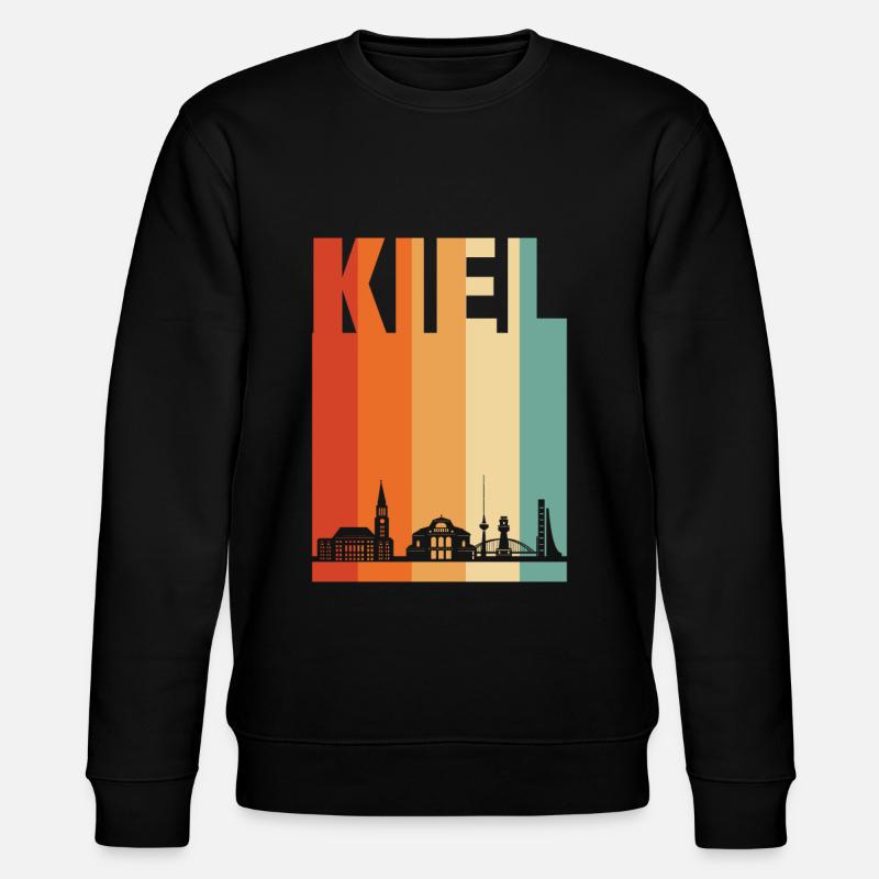 Kiel - Stanley/Stella Unisex Bio-Sweatshirt CHANGER  - Schwarz