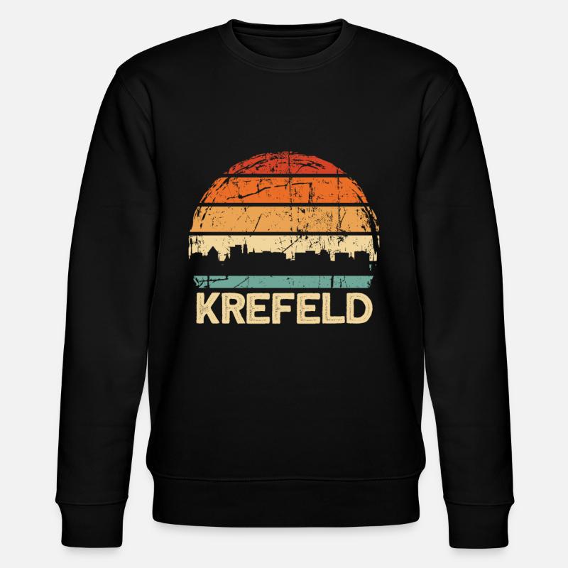Krefeld - Stanley/Stella Unisex Bio-Sweatshirt CHANGER  - Schwarz