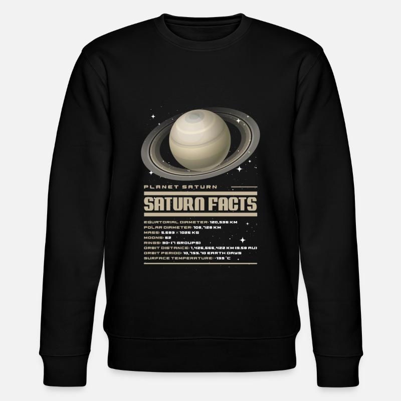 Saturne - Sweat bio CHANGER Stanley/Stella Unisexe - noir