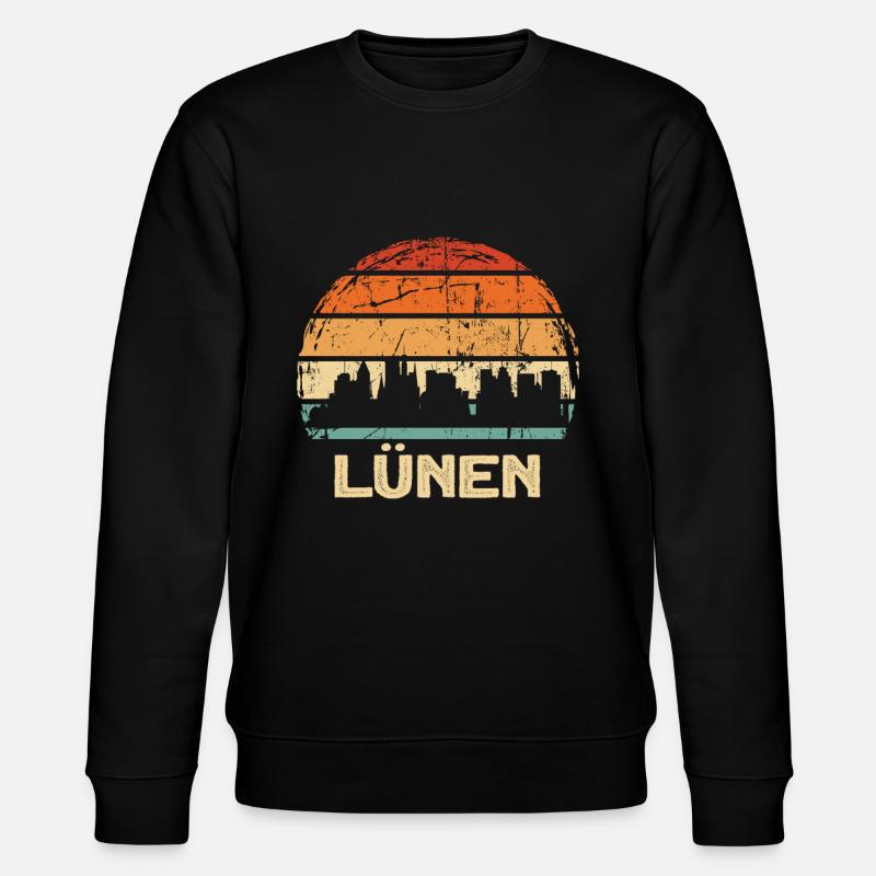Lünen - Stanley/Stella Unisex Bio-Sweatshirt CHANGER  - Schwarz
