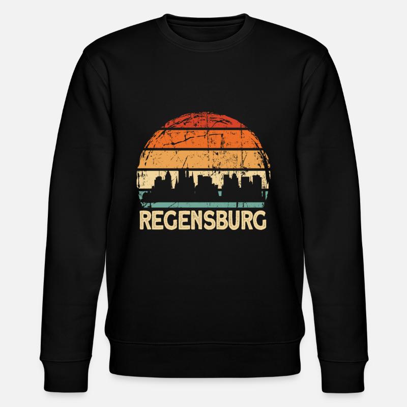 Regensburg - Stanley/Stella Unisex Bio-Sweatshirt CHANGER  - Schwarz