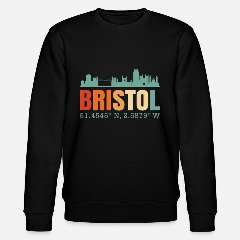 Bristol - Stanley/Stella Unisex Bio-Sweatshirt CHANGER  - Schwarz