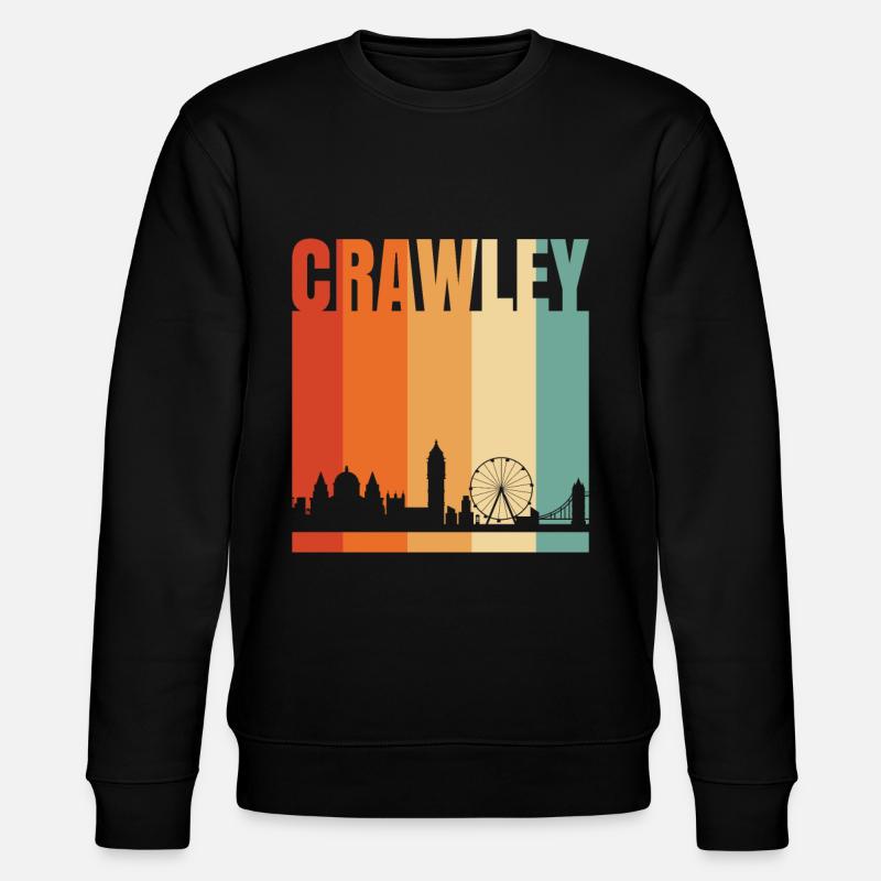 Crawley - Stanley/Stella CHANGER Unisex Organic Sweatshirt - black