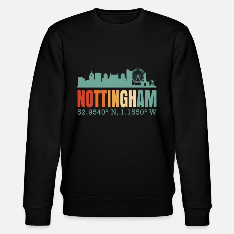 Nottingham - Stanley/Stella Unisex Bio-Sweatshirt CHANGER  - Schwarz