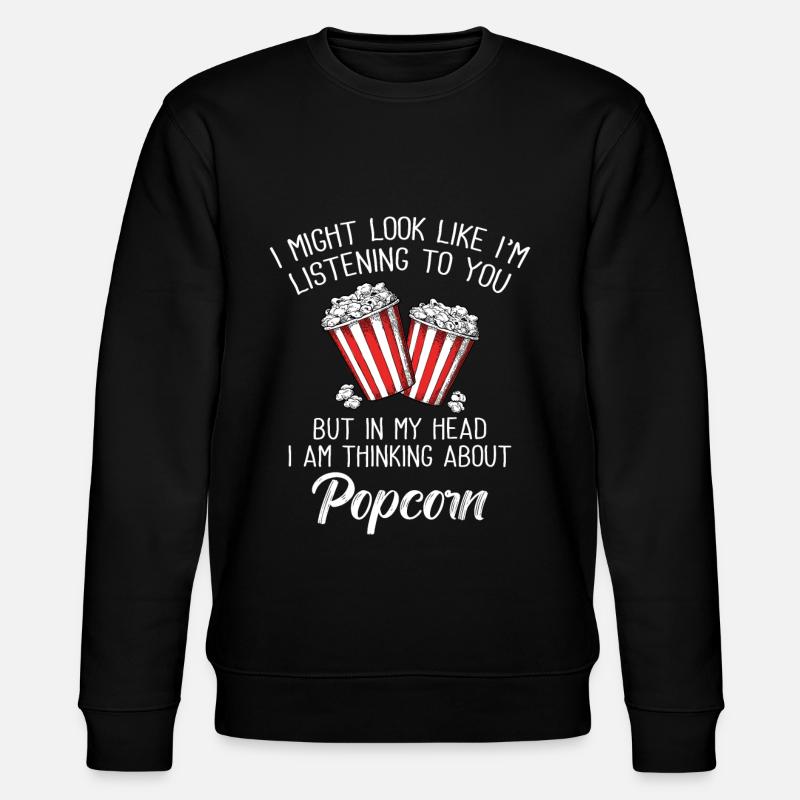 Popcorn - Stanley/Stella Unisex Bio-Sweatshirt CHANGER - Schwarz