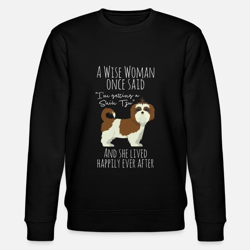Shih Tzu - Sweat bio CHANGER Stanley/Stella Unisexe - noir