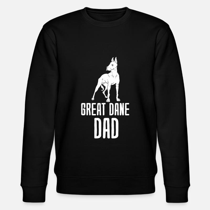 Dänische Dogge - Stanley/Stella Unisex Bio-Sweatshirt CHANGER  - Schwarz