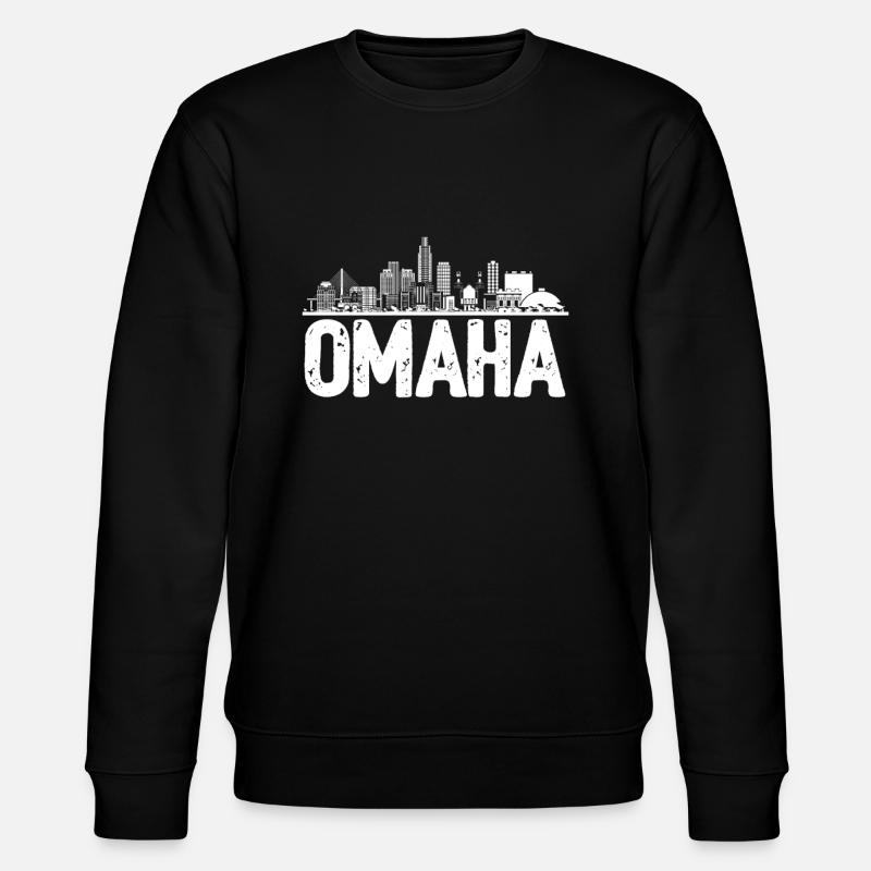 Omaha Skyline - Sweat bio CHANGER Stanley/Stella Unisexe - noir