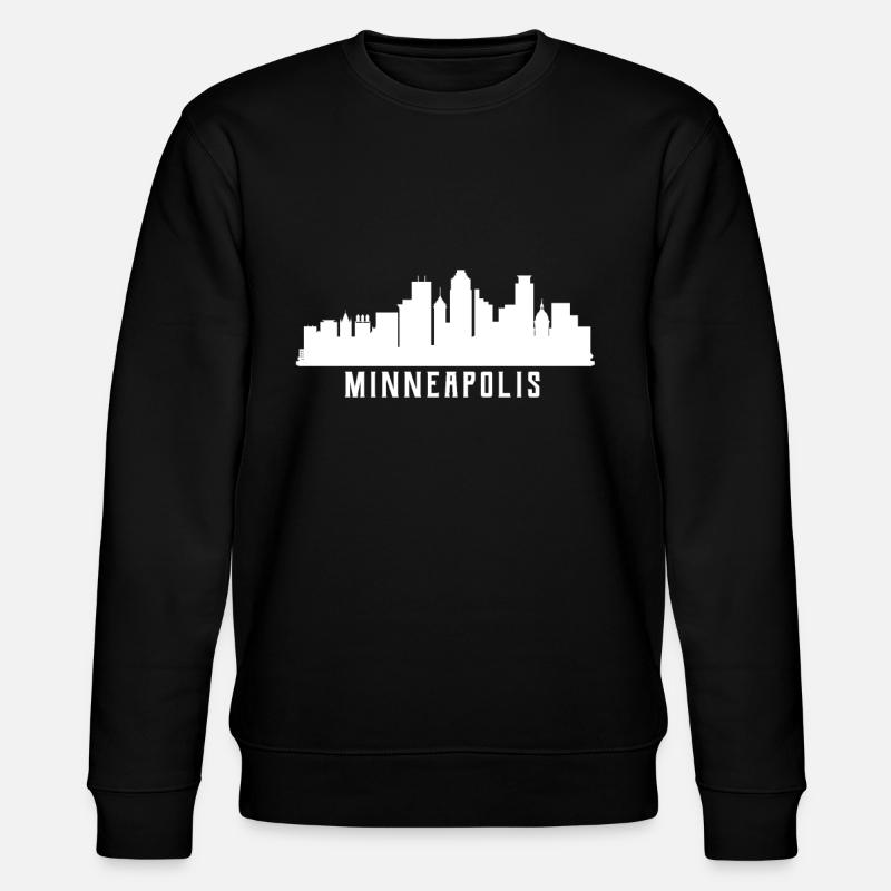 Minneapolis Skyline - Stanley/Stella Unisex Bio-Sweatshirt CHANGER  - Schwarz
