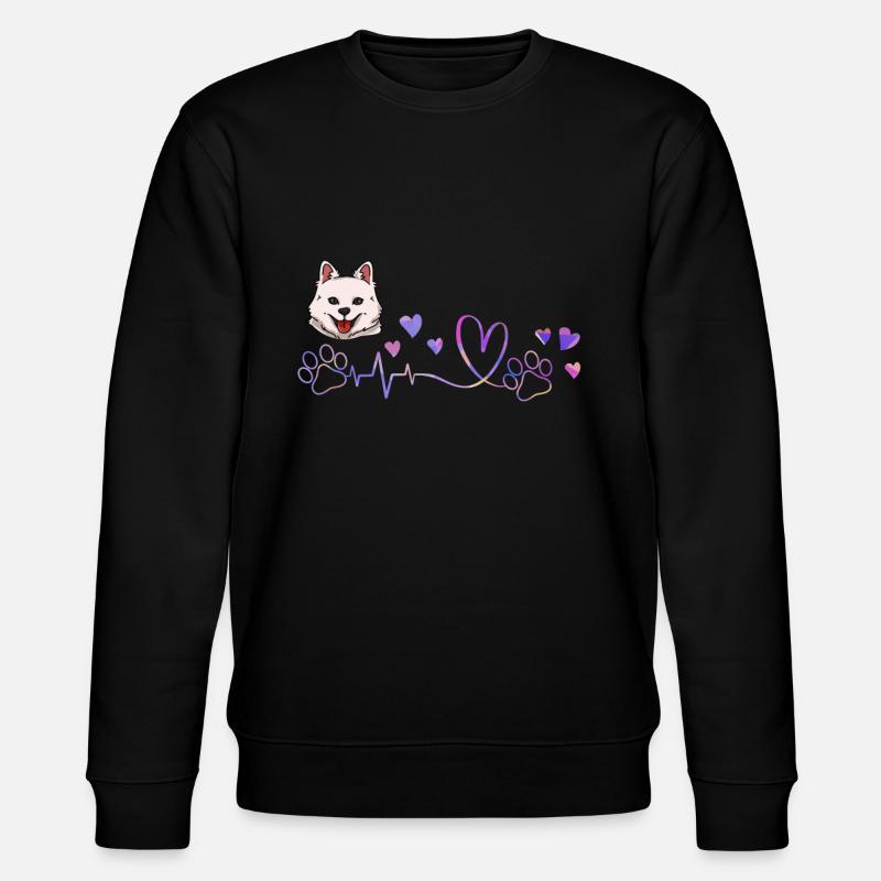 American Eskimo - Stanley/Stella Unisex Bio-Sweatshirt CHANGER  - Schwarz