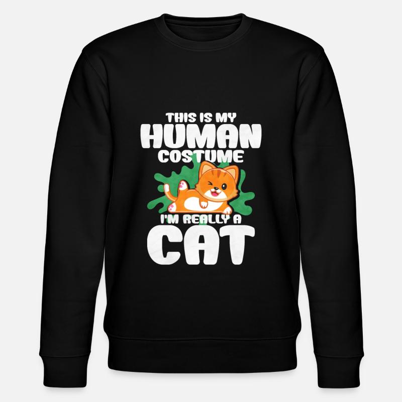 Chat - Sweat bio CHANGER Stanley/Stella Unisexe - noir