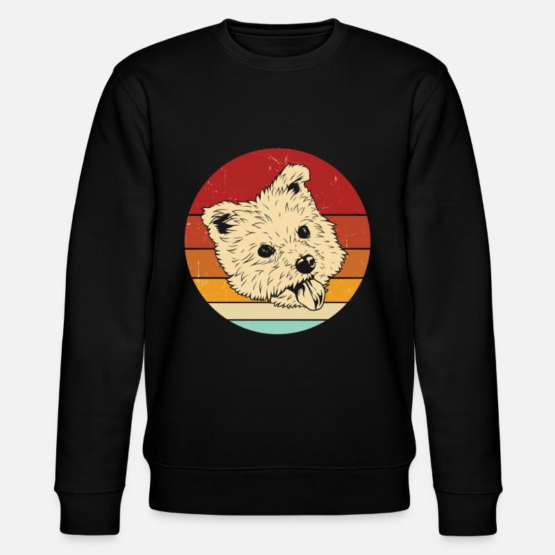 West Highland Terrier - Sweat bio CHANGER Stanley/Stella Unisexe - noir