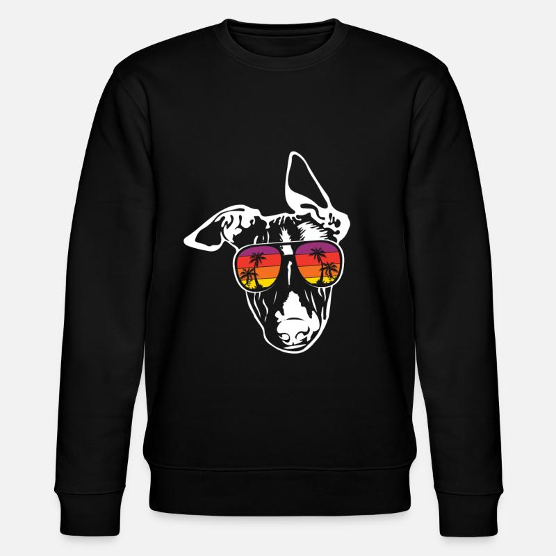 Whippet - Stanley/Stella Unisex Bio-Sweatshirt CHANGER  - Schwarz