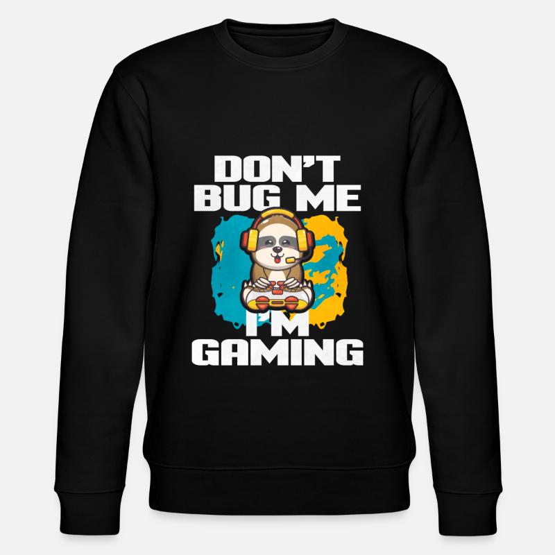 Zocken Gaming Computer Spiele Geschenk - Stanley/Stella Unisex Bio-Sweatshirt CHANGER  - Schwarz