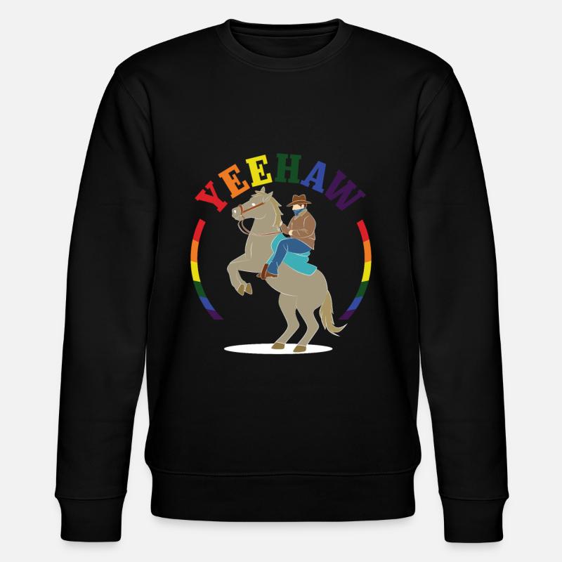 Yeehaw Cowboy Gay - Sweat bio CHANGER Stanley/Stella Unisexe - noir