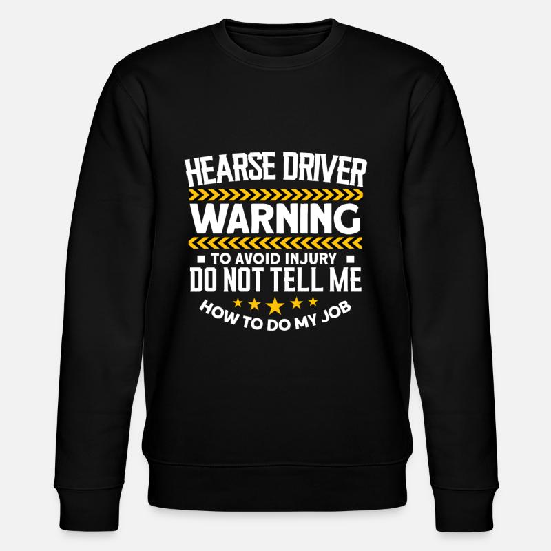 Leichenwagenfahrer - Stanley/Stella Unisex Bio-Sweatshirt CHANGER - Schwarz