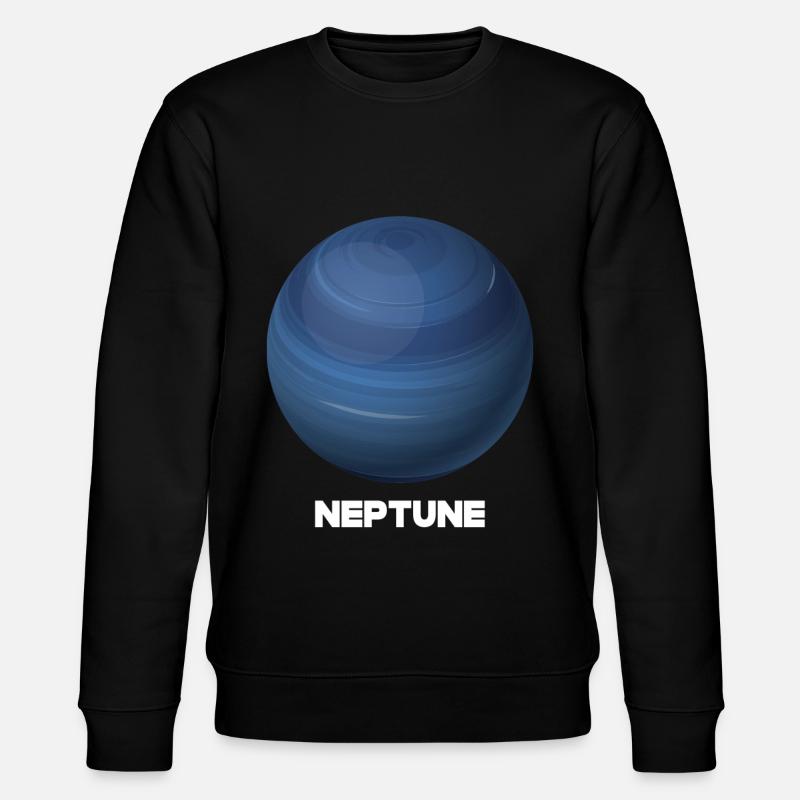 Neptun - Stanley/Stella Unisex Bio-Sweatshirt CHANGER  - Schwarz