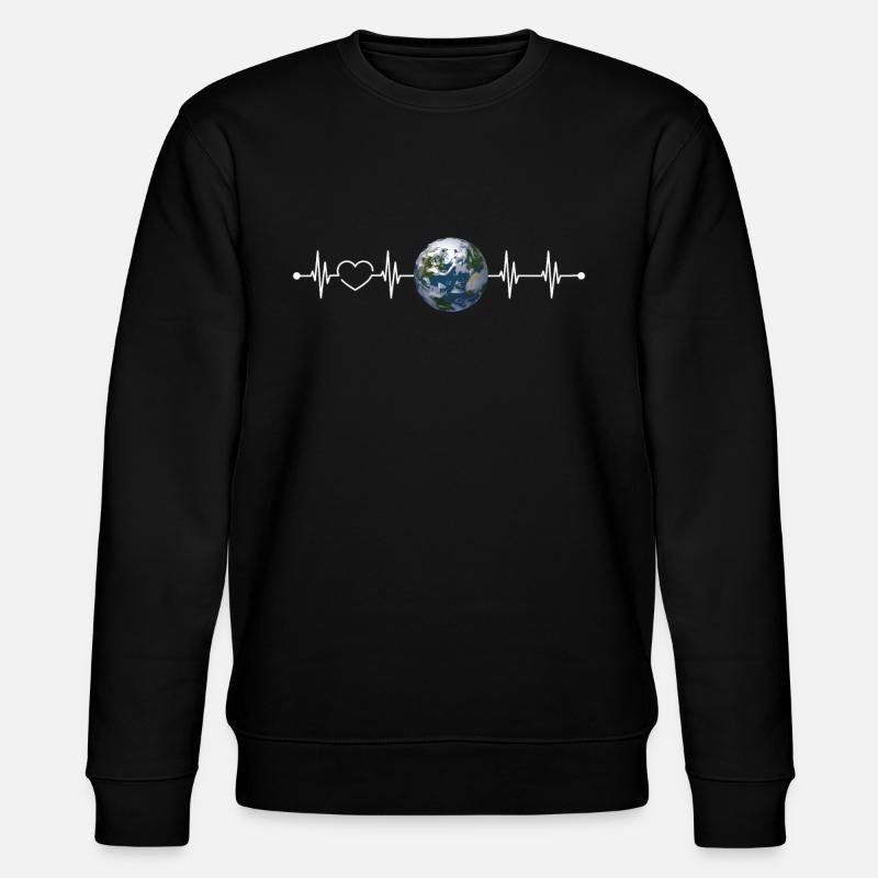 Erde - Stanley/Stella Unisex Bio-Sweatshirt CHANGER  - Schwarz