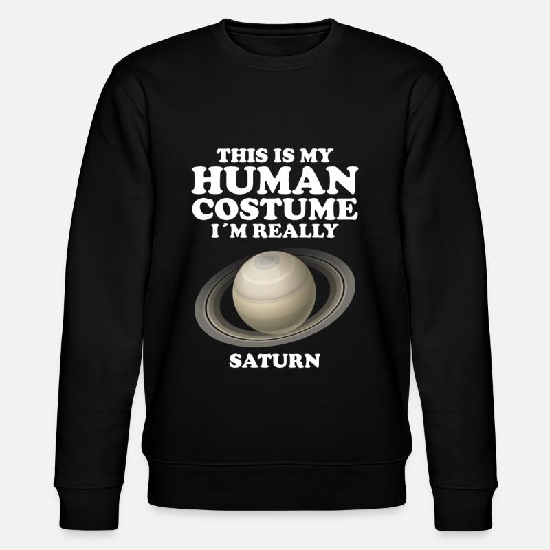 Saturn - Stanley/Stella Unisex Bio-Sweatshirt CHANGER  - Schwarz