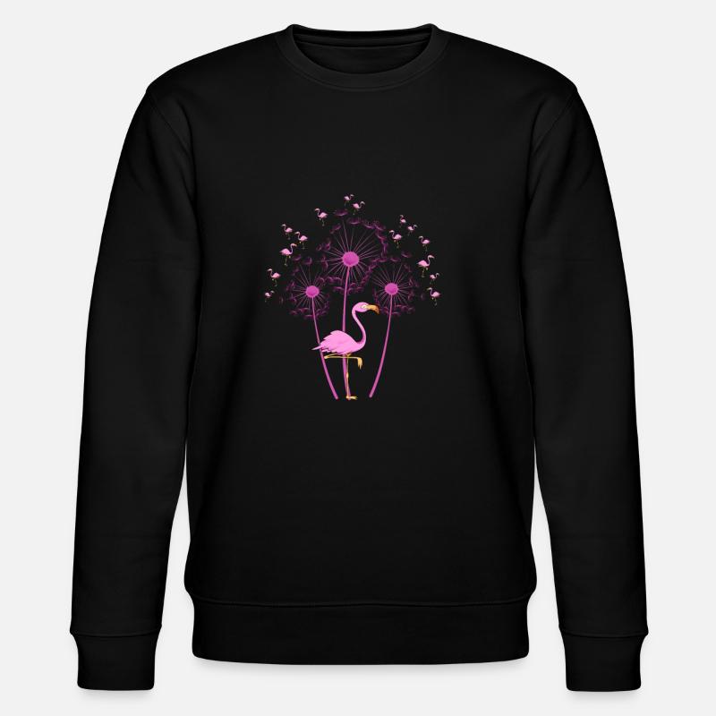 Flamingo - Stanley/Stella Unisex Bio-Sweatshirt CHANGER  - Schwarz