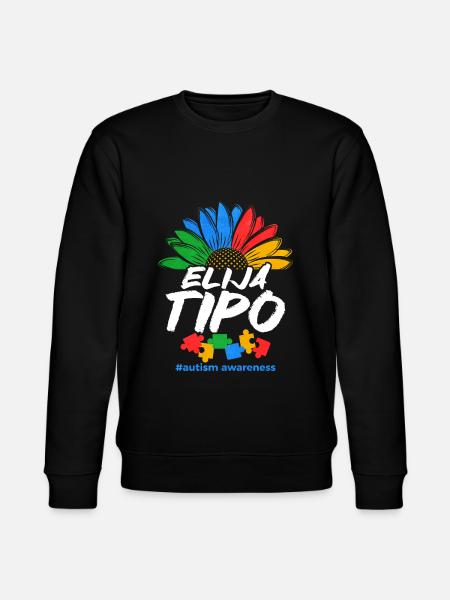 Autism Autism Gift - Stanley/Stella CHANGER Unisex Organic Sweatshirt - black