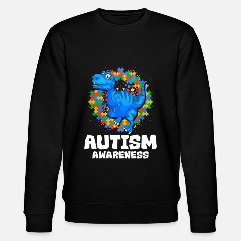 Autism Autism Gift - Stanley/Stella CHANGER Unisex Organic Sweatshirt - black