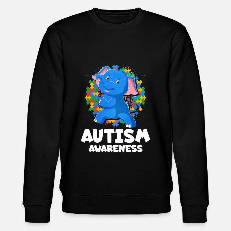 Cadeau autisme autisme - Sweat bio CHANGER Stanley/Stella Unisexe - noir