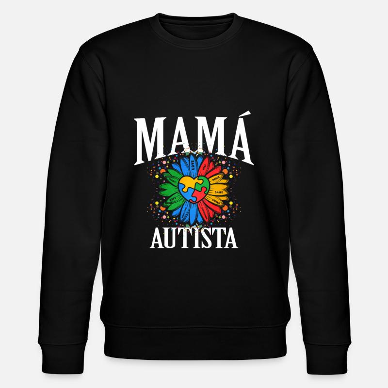Cadeau autisme autisme - Sweat bio CHANGER Stanley/Stella Unisexe - noir