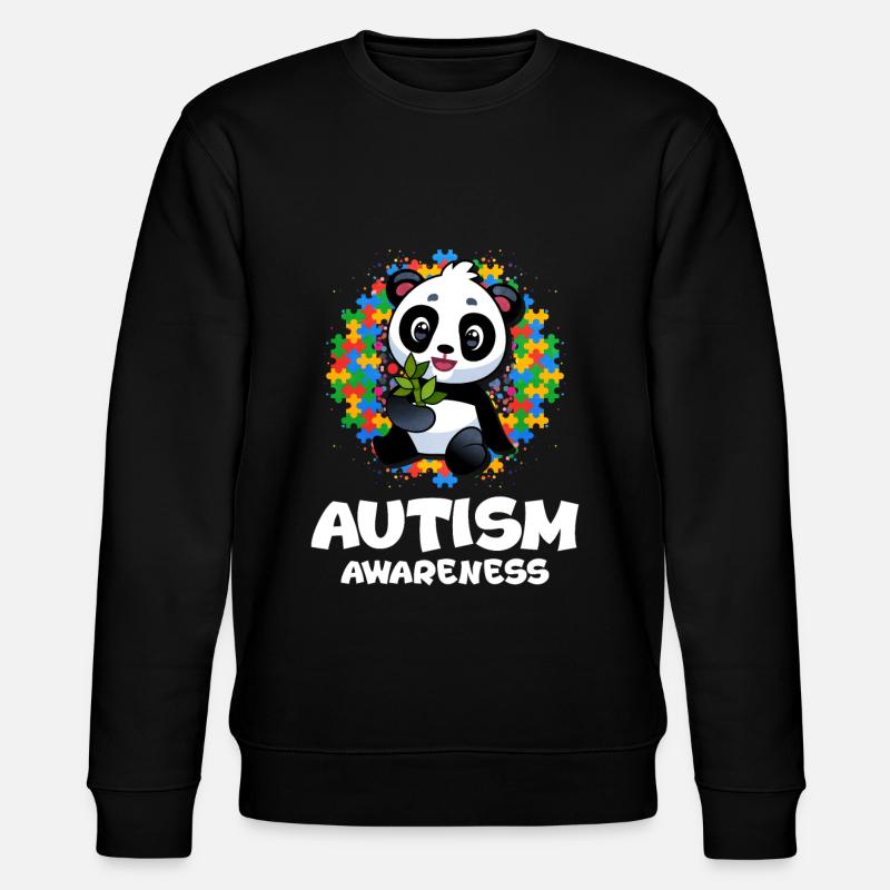 Cadeau autisme autisme - Sweat bio CHANGER Stanley/Stella Unisexe - noir