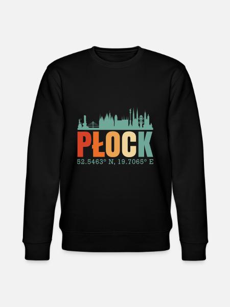 Polen Plock Skyline - Stanley/Stella Unisex Bio-Sweatshirt CHANGER  - Schwarz