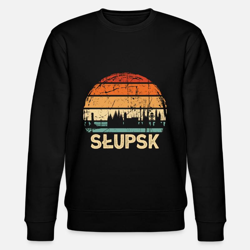 Polen Słupsk Skyline - Stanley/Stella Unisex Bio-Sweatshirt CHANGER  - Schwarz