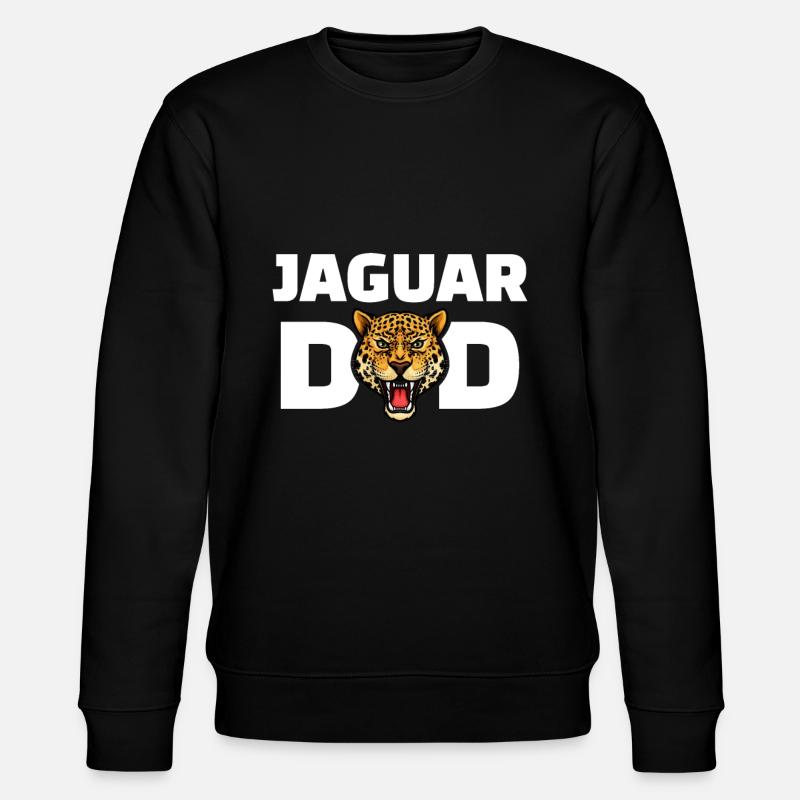 Jaguar Dad - Stanley/Stella CHANGER Unisex Organic Sweatshirt - black