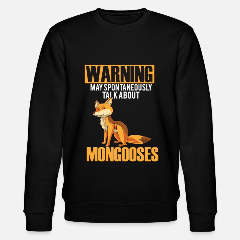 Mongoose mongoose - Stanley/Stella CHANGER Unisex Organic Sweatshirt - black