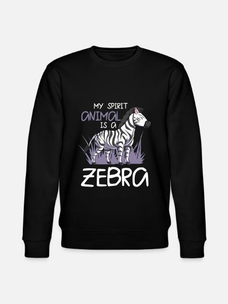 Zebra - Stanley/Stella CHANGER Unisex Organic Sweatshirt - black