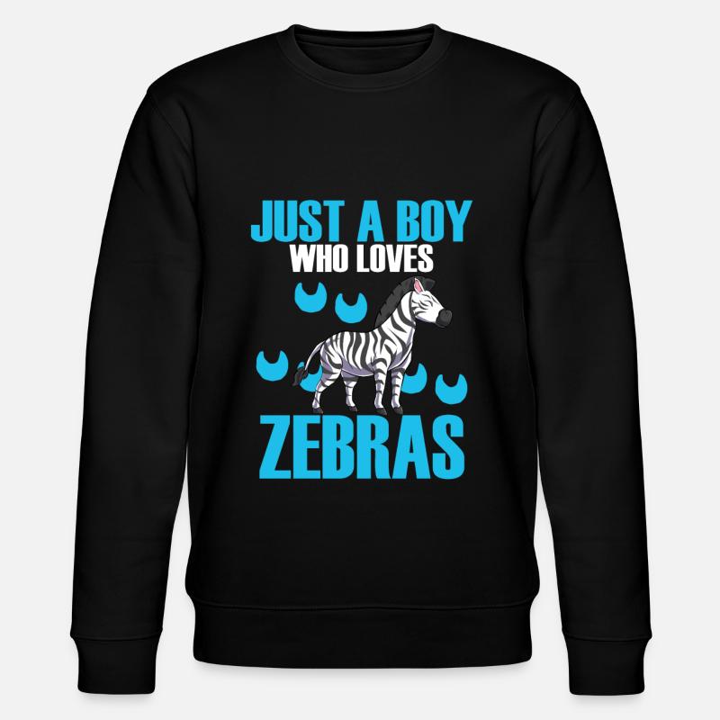 Zebra - Stanley/Stella økologisk unisex-sweatshirt CHANGER  - sort