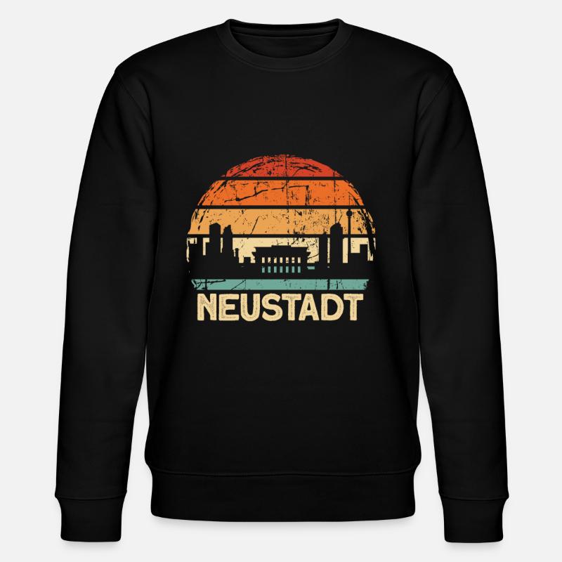 Neustadt - Stanley/Stella Unisex Bio-Sweatshirt CHANGER  - Schwarz