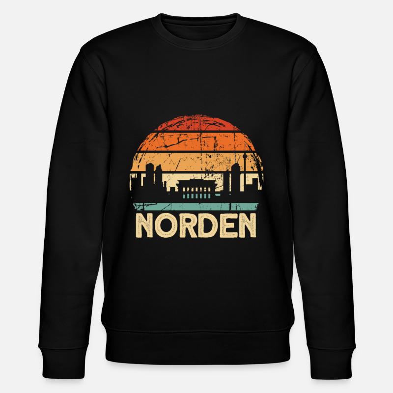 Norden - Stanley/Stella Unisex Bio-Sweatshirt CHANGER  - Schwarz