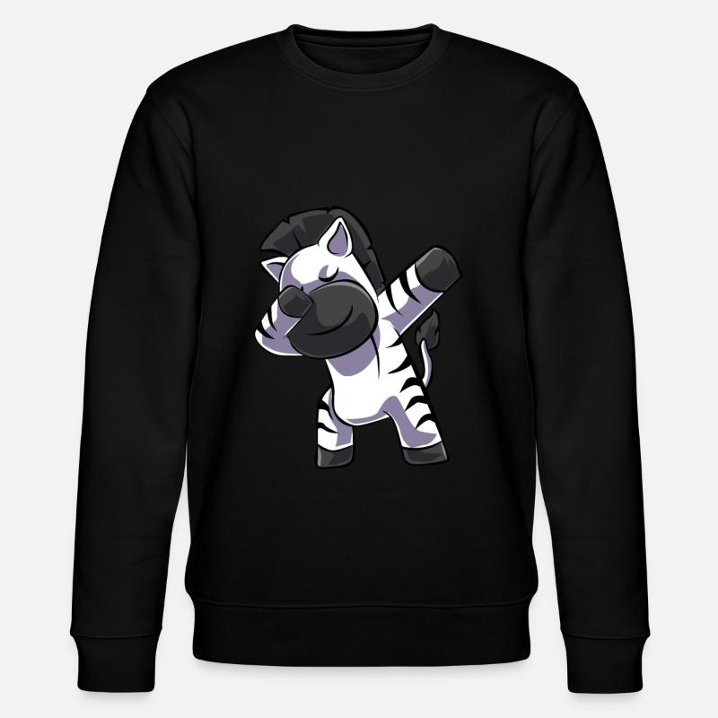 Zebra - Stanley/Stella Unisex Bio-Sweatshirt CHANGER  - Schwarz