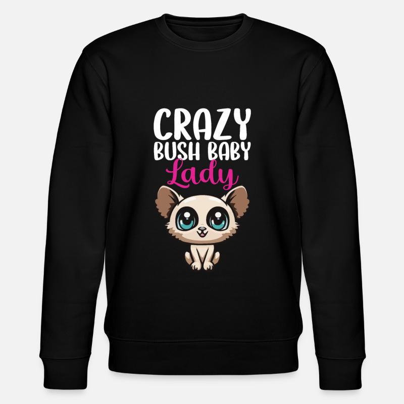 Galago - Stanley/Stella Unisex Bio-Sweatshirt CHANGER  - Schwarz