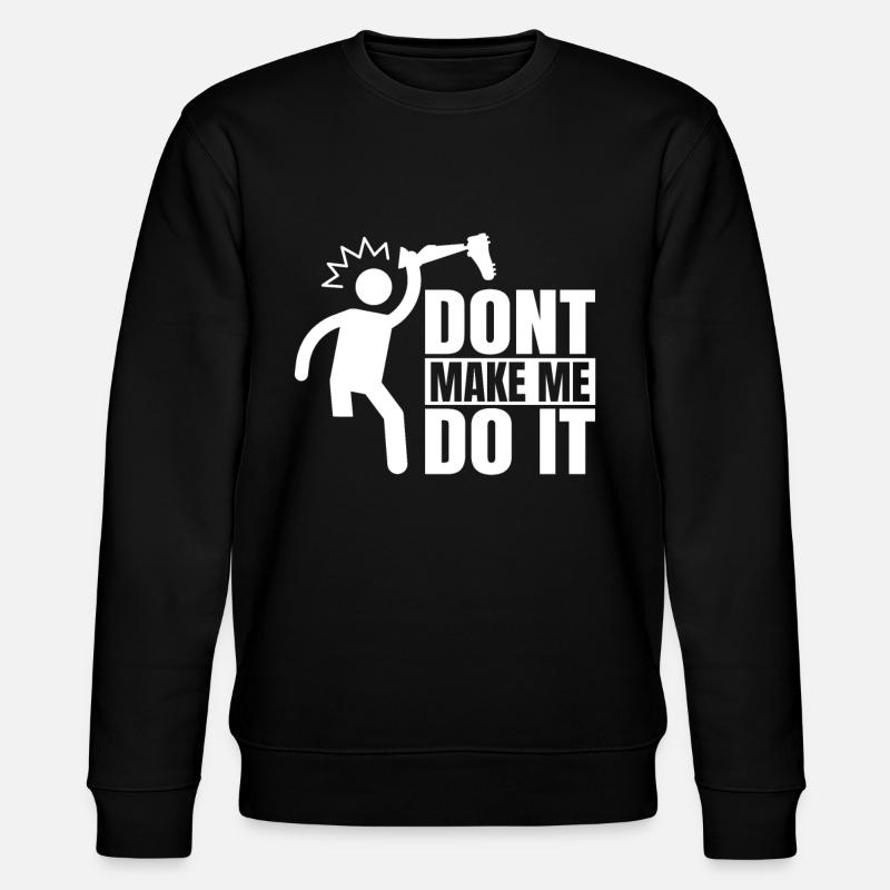 Amputated Leg Prosthesis Gift - Stanley/Stella CHANGER Unisex Organic Sweatshirt - black