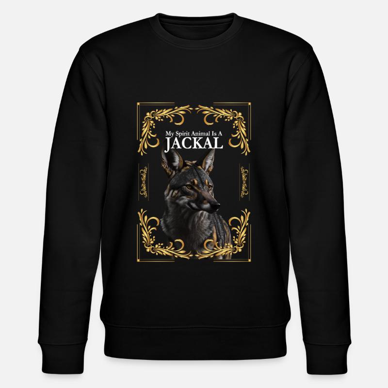 Jackal - Stanley/Stella CHANGER Unisex Organic Sweatshirt - black