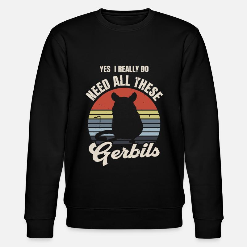 Gerbille - Sweat bio CHANGER Stanley/Stella Unisexe - noir