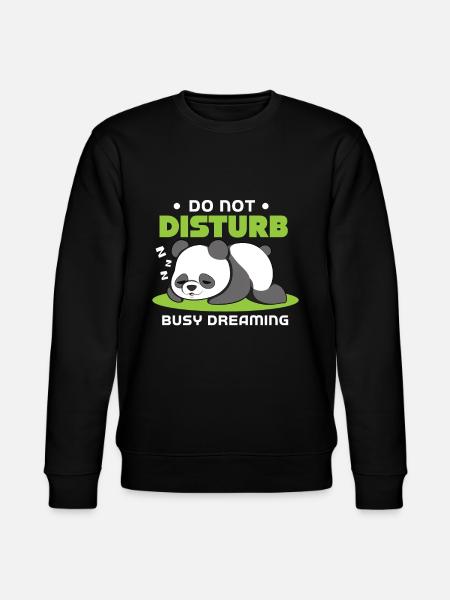 Don't disturb if you're dreaming - Stanley/Stella CHANGER Unisex Organic Sweatshirt - black