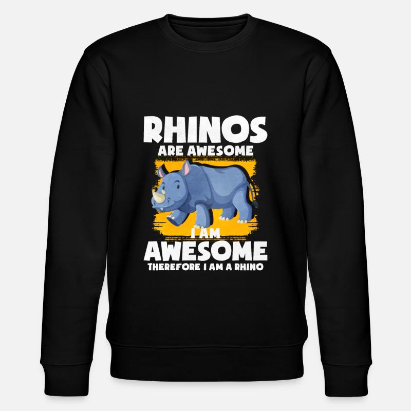 Nashorn - Stanley/Stella Unisex Bio-Sweatshirt CHANGER  - Schwarz