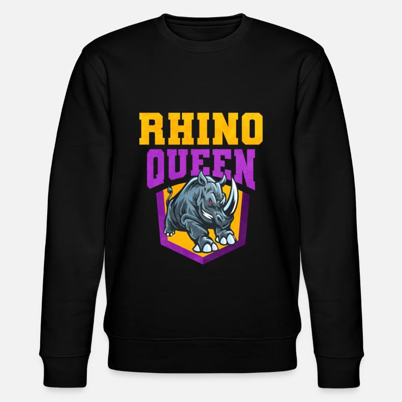 Rhinoceros - Stanley/Stella CHANGER Unisex Organic Sweatshirt - black