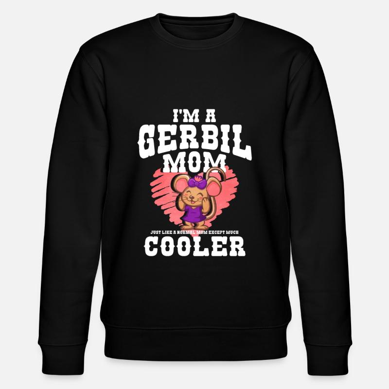 Cadeau de souris gerbille - Sweat bio CHANGER Stanley/Stella Unisexe - noir