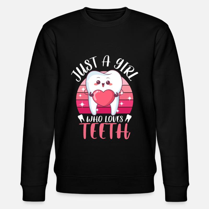 Dents dentaires Dentiste Dentiste - Sweat bio CHANGER Stanley/Stella Unisexe - noir