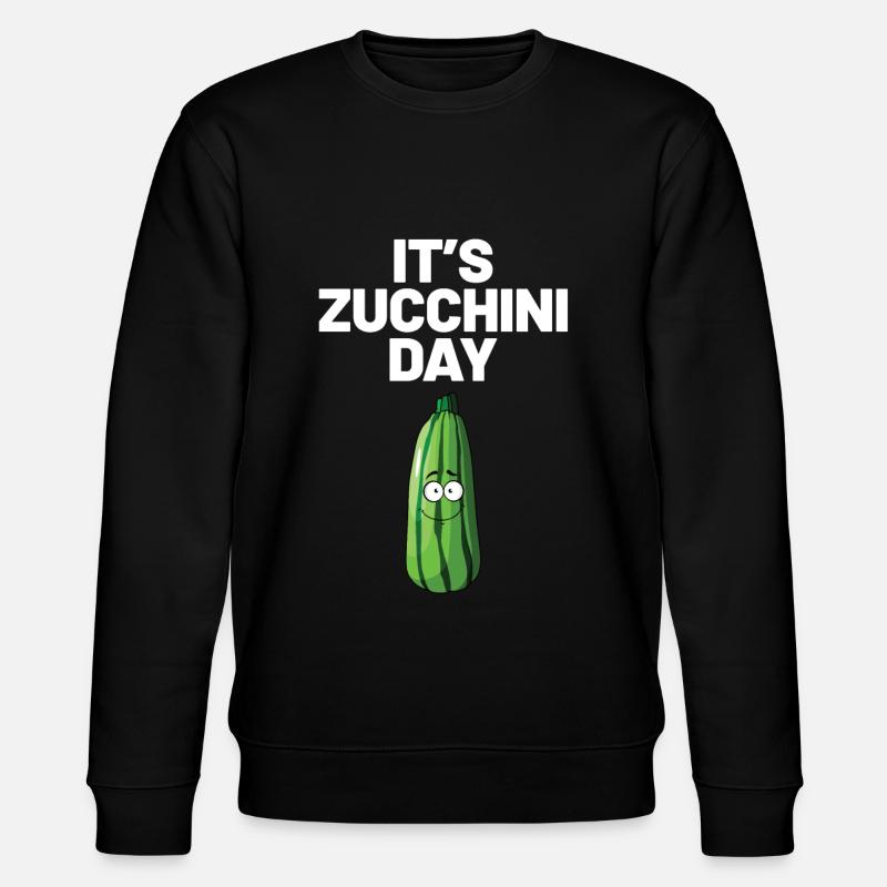 Zucchini - Stanley/Stella Unisex Bio-Sweatshirt CHANGER  - Schwarz