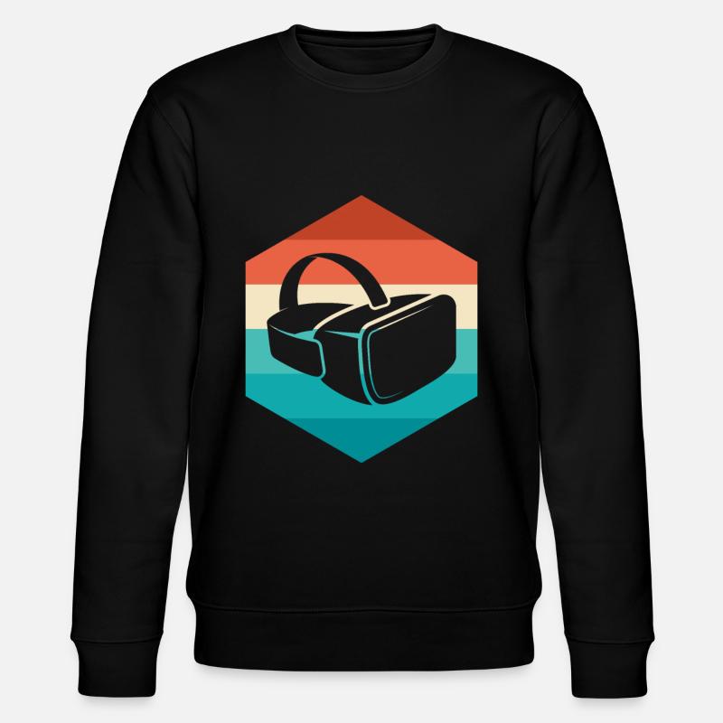 Virtual Reality VR Geschenk - Stanley/Stella Unisex Bio-Sweatshirt CHANGER - Schwarz